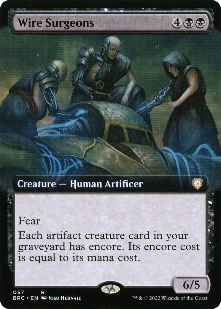 Wire Surgeons (Extended Art) (BRC-057) [The Brothers' War Commander]