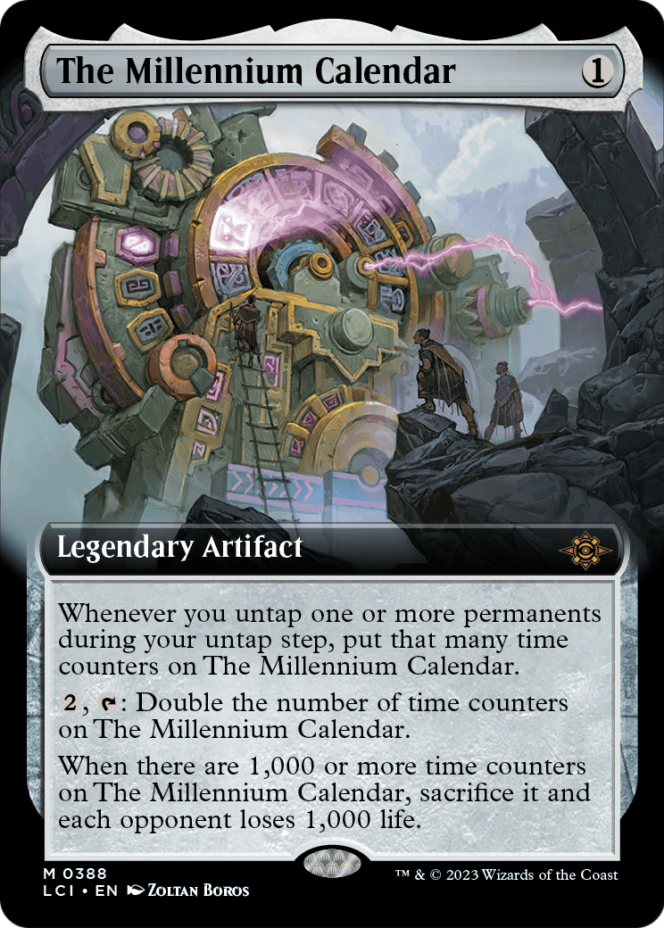 The Millennium Calendar (Extended Art) (LCI-388) [The Lost Caverns of Ixalan]