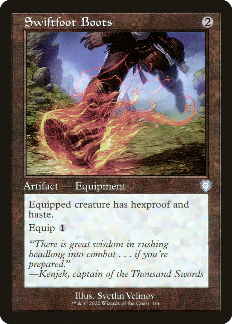 Swiftfoot Boots (Retro Frame) (BRC-166) [The Brothers' War Commander]