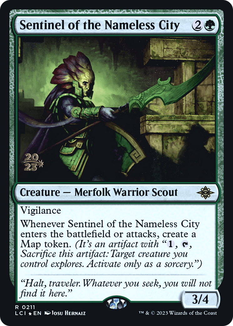 Sentinel of the Nameless City (PRE-211S) [The Lost Caverns of Ixalan Promos] Foil