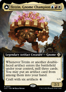 Tetzin, Gnome Champion // The Golden-Gear Colossus (LCC-031) [The Lost Caverns of Ixalan Commander]: (Extended Art)