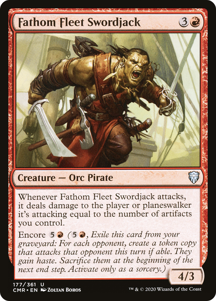 Fathom Fleet Swordjack (CMR-177) [Commander Legends]