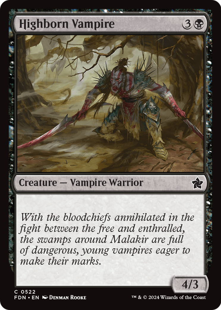 Highborn Vampire (FDN-522) [Foundations]