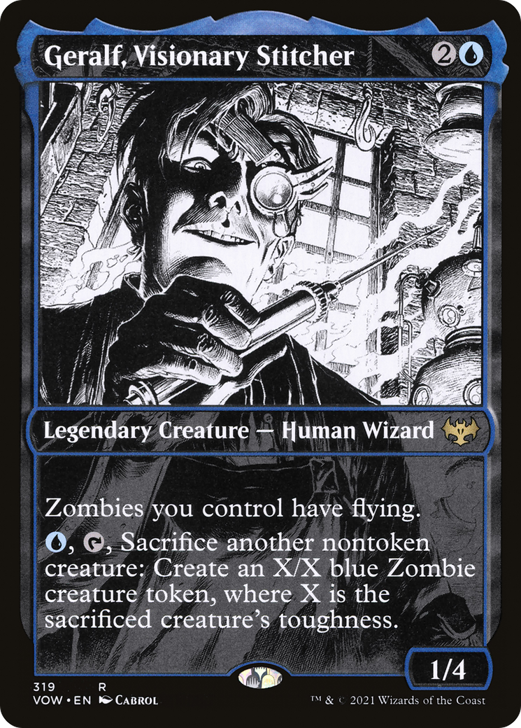 Geralf, Visionary Stitcher (Showcase) (VOW-319) [Innistrad: Crimson Vow]