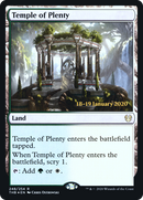 Temple of Plenty (PRE-248S) [Theros Beyond Death Promos] Foil