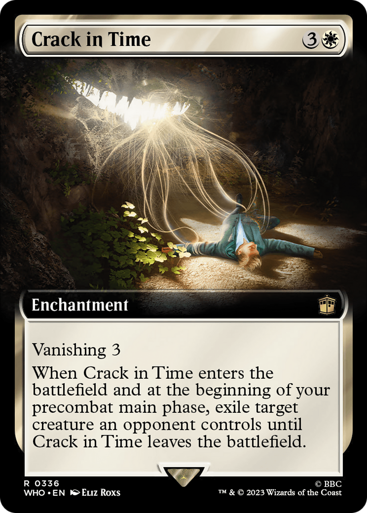 Crack in Time (WHO-336) [Doctor Who]: (Extended Art) Foil