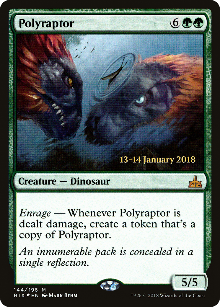 Polyraptor (PRE-144S) [Rivals of Ixalan Promos] Foil