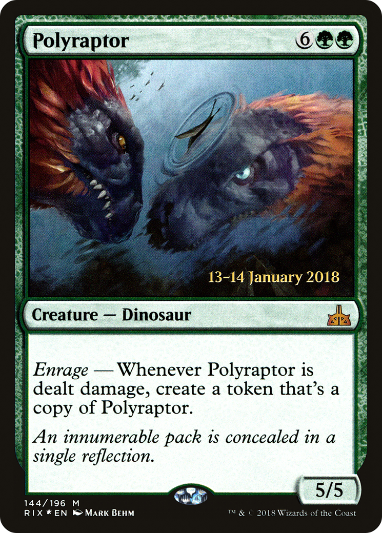 Polyraptor (PRE-144S) [Rivals of Ixalan Promos] Foil