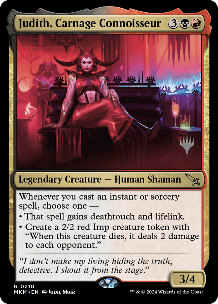 Judith, Carnage Connoisseur (PPMKM-210) [Promo Pack: Murders at Karlov Manor Promos]