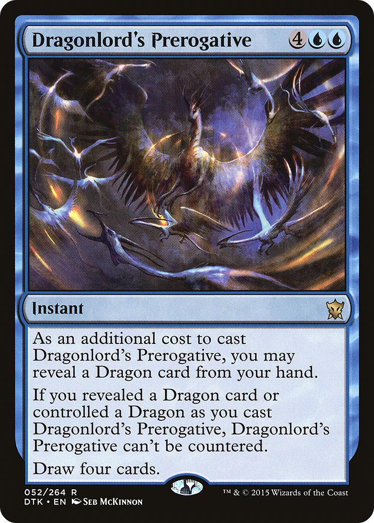 Dragonlord's Prerogative (DTK-052) [Dragons of Tarkir]