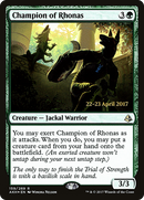 Champion of Rhonas (PRE-159S) [Amonkhet Promos] Foil