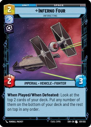 Inferno Four - Unforgetting (031/252) [Spark of Rebellion] Foil