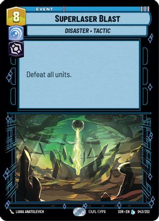 Superlaser Blast (043/252) [Spark of Rebellion] Foil