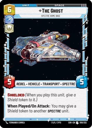 The Ghost - Spectre Home Base (050/252) [Spark of Rebellion] Foil