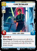 Luke Skywalker - Jedi Knight (051/252) [Spark of Rebellion] Foil