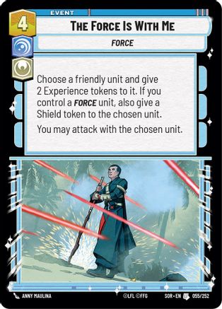 The Force is With Me (055/252) [Spark of Rebellion] Foil