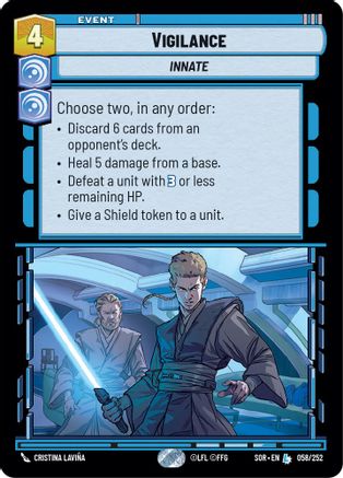 Vigilance (058/252) [Spark of Rebellion] Foil
