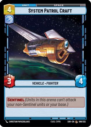 System Patrol Craft (066/252) [Spark of Rebellion] Foil