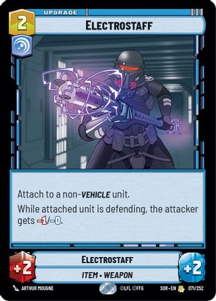 Electrostaff (071/252) [Spark of Rebellion] Foil