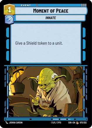 Moment of Peace (073/252) [Spark of Rebellion] Foil