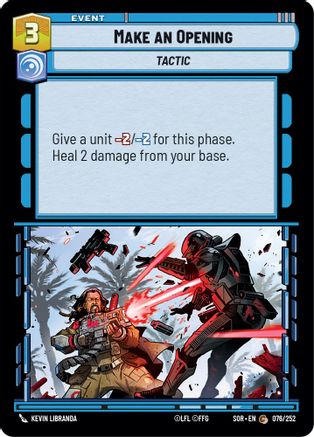 Make An Opening (076/252) [Spark of Rebellion] Foil