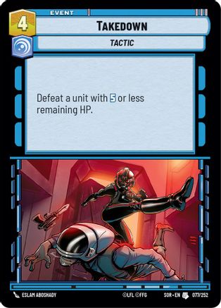 Takedown (077/252) [Spark of Rebellion] Foil