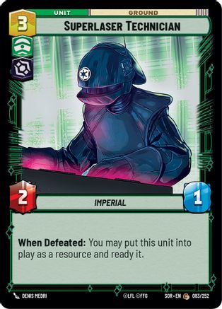 Superlaser Technician (083/252) [Spark of Rebellion] Foil