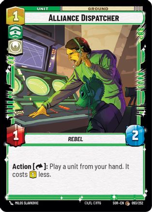 Alliance Dispatcher (093/252) [Spark of Rebellion] Foil