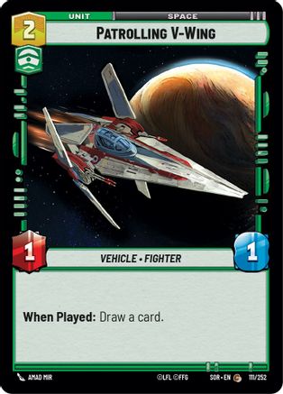 Patrolling V-Wing (111/252) [Spark of Rebellion] Foil