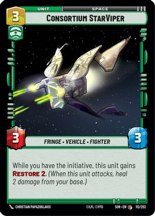 Consortium StarViper (112/252) [Spark of Rebellion] Foil