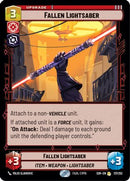 Fallen Lightsaber (137/252) [Spark of Rebellion] Foil