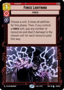 Force Lightning (138/252) [Spark of Rebellion] Foil