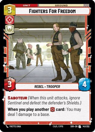 Fighters For Freedom (143/252) [Spark of Rebellion] Foil