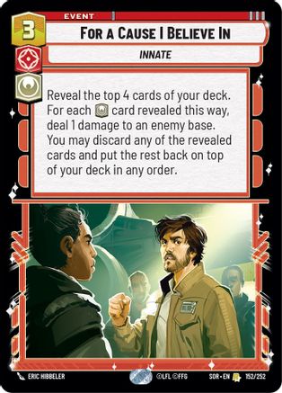 For A Cause I Believe In (152/252) [Spark of Rebellion] Foil