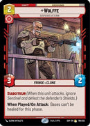Wolffe - Suspicious Veteran (160/252) [Spark of Rebellion] Foil