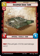 Occupier Siege Tank (165/252) [Spark of Rebellion] Foil