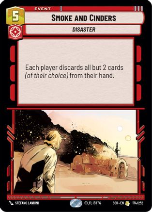 Smoke and Cinders (174/252) [Spark of Rebellion] Foil