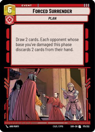 Forced Surrender (175/252) [Spark of Rebellion] Foil