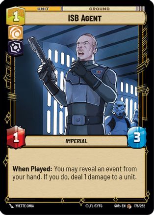 ISB Agent (176/252) [Spark of Rebellion] Foil