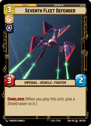 Seventh Fleet Defender (180/252) [Spark of Rebellion] Foil