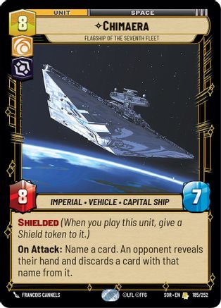 Chimaera - Flagship of the Seventh Fleet (185/252) [Spark of Rebellion] Foil