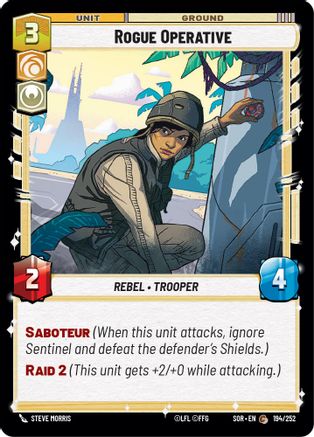 Rogue Operative (194/252) [Spark of Rebellion] Foil