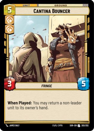 Cantina Bouncer (202/252) [Spark of Rebellion] Foil