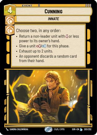 Cunning (203/252) [Spark of Rebellion] Foil