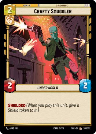 Crafty Smuggler (207/252) [Spark of Rebellion] Foil