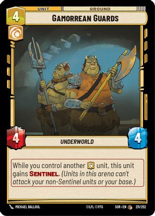 Gamorrean Guards (211/252) [Spark of Rebellion] Foil
