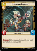 Syndicate Lackeys (213/252) [Spark of Rebellion] Foil