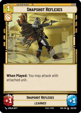 Snapshot Reflexes (215/252) [Spark of Rebellion] Foil