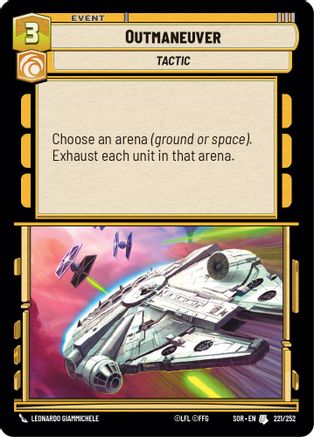 Outmaneuver (221/252) [Spark of Rebellion] Foil