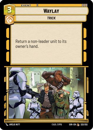 Waylay (222/252) [Spark of Rebellion] Foil